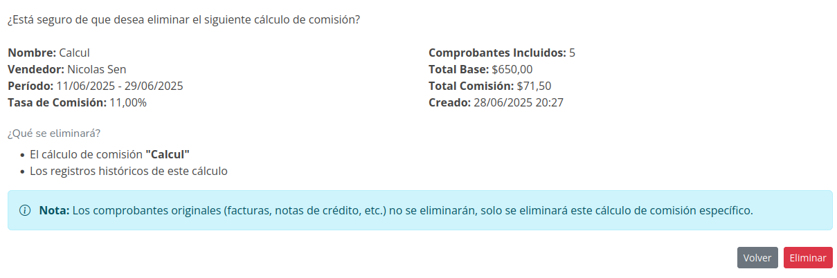 Eliminar cálculo