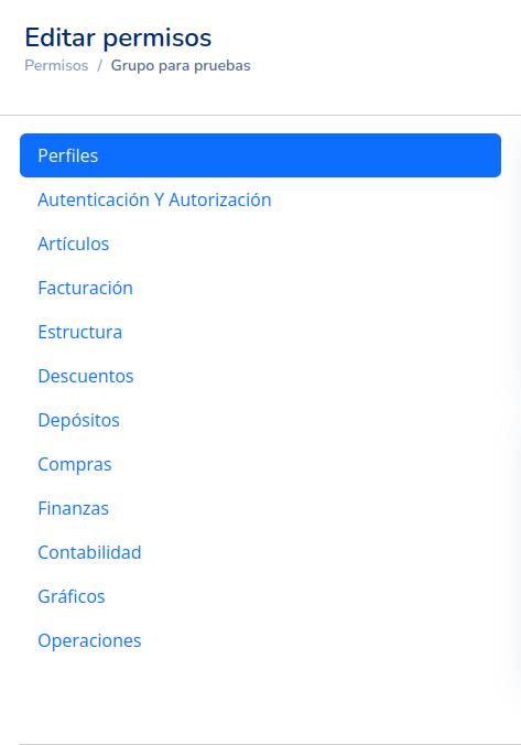 Agregar grupo