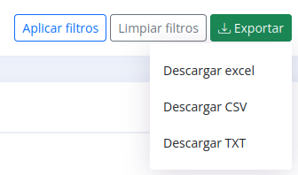 Botón Exportar Asientos
