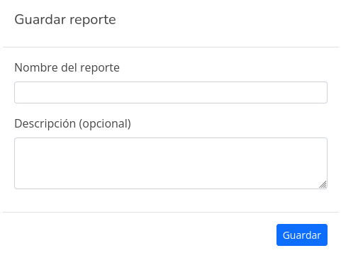 Guardar reporte