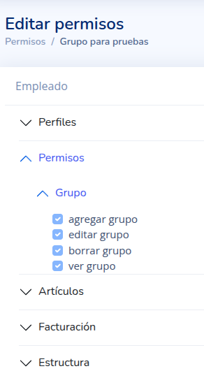 Agregar grupo