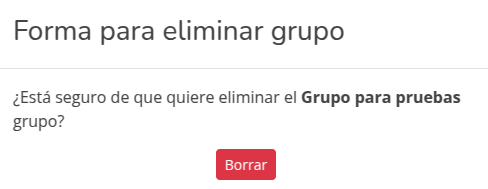 Agregar grupo