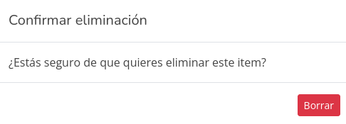 Borrar producto de proveedor