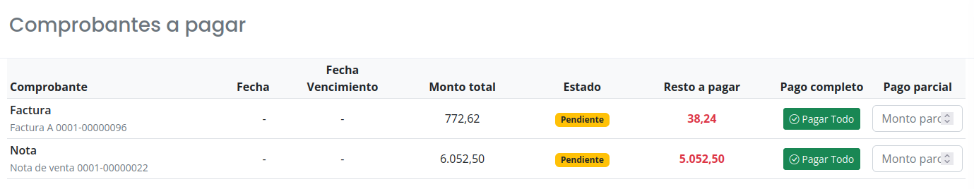 Crear orden de cobro