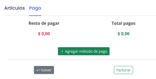 Crear factura